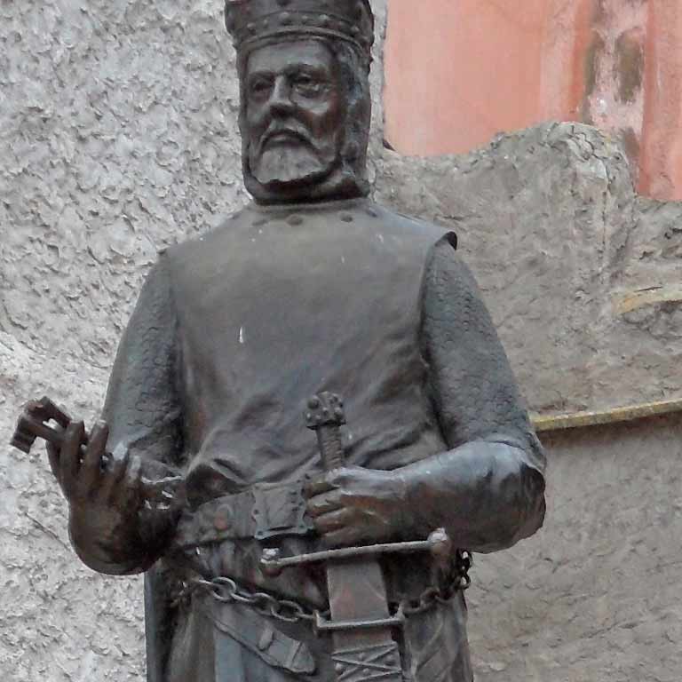 Estatua de Alfonso I el Batallador. Calatayud, Zaragoza / ALC. Estatua de Alfonso I el Batallador. Calatayud, Zaragoza / ALC.
