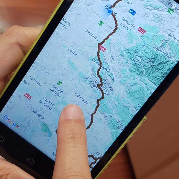 El Camino del Cid en la palma de tu mano El Camino del Cid en la palma de tu mano