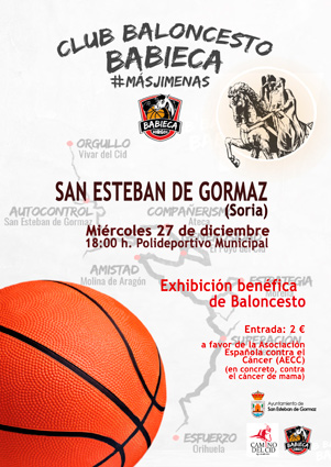 Cartel de la exhibición benéfica del CB Babieca Cartel de la exhibición benéfica del CB Babieca